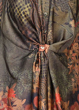 Load image into Gallery viewer, Boutique Asymmetrical Design Wrinkled Print Silk Two Pieces Set Summer