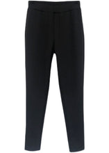 Load image into Gallery viewer, Casual Black Slim Fit Thick Warm Fleece Pants Winter