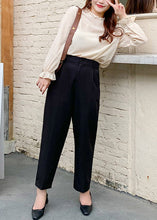 Load image into Gallery viewer, DIY Black High Waist Pockets Spandex Pants Fall