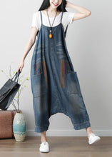 Load image into Gallery viewer, Denim Blue Women Casual Loose Jumpsuit