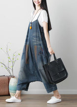 Load image into Gallery viewer, Denim Blue Women Casual Loose Jumpsuit