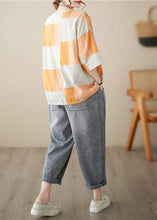 Load image into Gallery viewer, Italian Orange Oversized Drawstring Cotton Shirt Summer