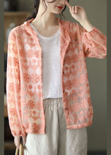 Load image into Gallery viewer, Loose Pink Embroideried Patchwork Lace Cardigans Long sleeve