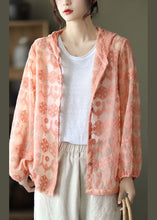 Load image into Gallery viewer, Loose Pink Embroideried Patchwork Lace Cardigans Long sleeve