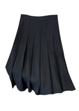 Load image into Gallery viewer, Modern Apricot Elastic Waist Patchwork Cotton Pleated Skirt Summer