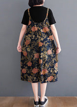 Load image into Gallery viewer, Natural V Neck Print Patchwork A line Long Dress Summer