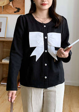 Load image into Gallery viewer, Plus Size Black O Neck Button Patchwork Warm Fleece Coat Fall