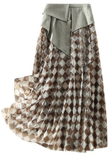 Load image into Gallery viewer, Plus Size Natural high waist Tulle Plaid Skirts Spring
