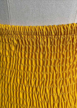 Load image into Gallery viewer, Sexy Yellow Ruffled Lace Up Chiffon Tops And Wide Leg PantsTwo Piece Set Half Sleeve