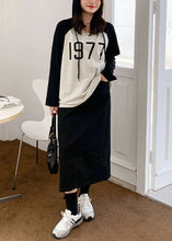 Load image into Gallery viewer, Style Colorblock Oversized Patchwork Cotton Loose Sweatshirts Top Fall