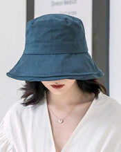 Load image into Gallery viewer, 2022 Cute Yellow Cotton Flat Top Bucket Hat