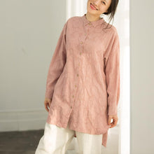 Load image into Gallery viewer, diy Jacquard cotton clothes For Women Fitted Tutorials pink box tops